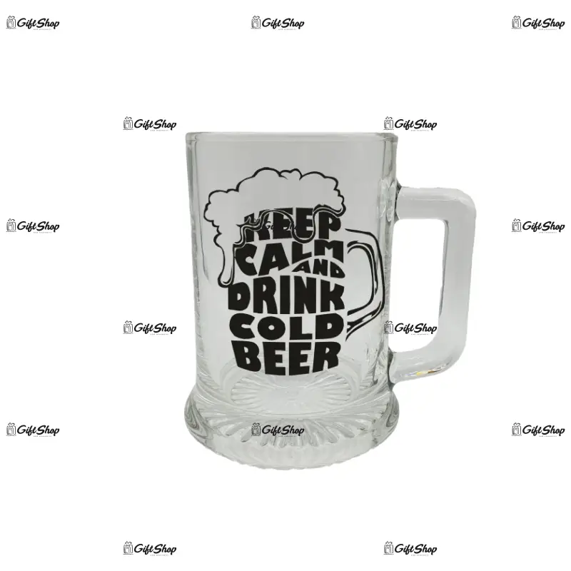 Keep calm and drink, halba cu mesaj